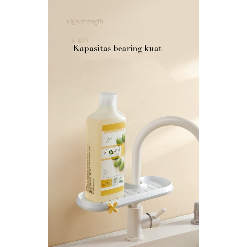 Faucet Rack Shelf In Kitchen Shelves/Tempat Rak Sabun Mandi Cuci Piring Spons Wastafel Kamar Mandi