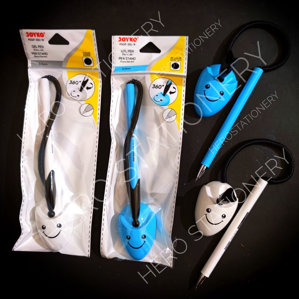 

Pen ballpen gel stand joyko emoticon smile 0.5 mm PSGP-350