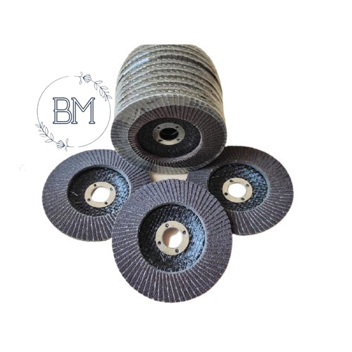MATA GERINDA GURINDA AMPLAS SUSUN 4 INCH FLAP DISC TEBAL MURAH BMS