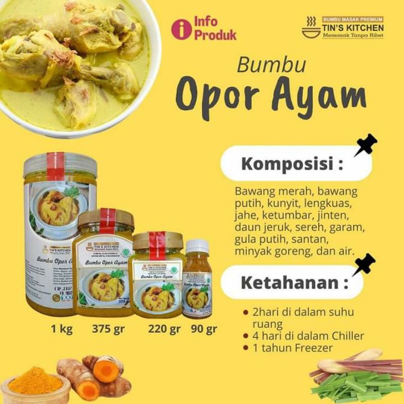 

Bumbu Opor Ayam Tins Kitchen