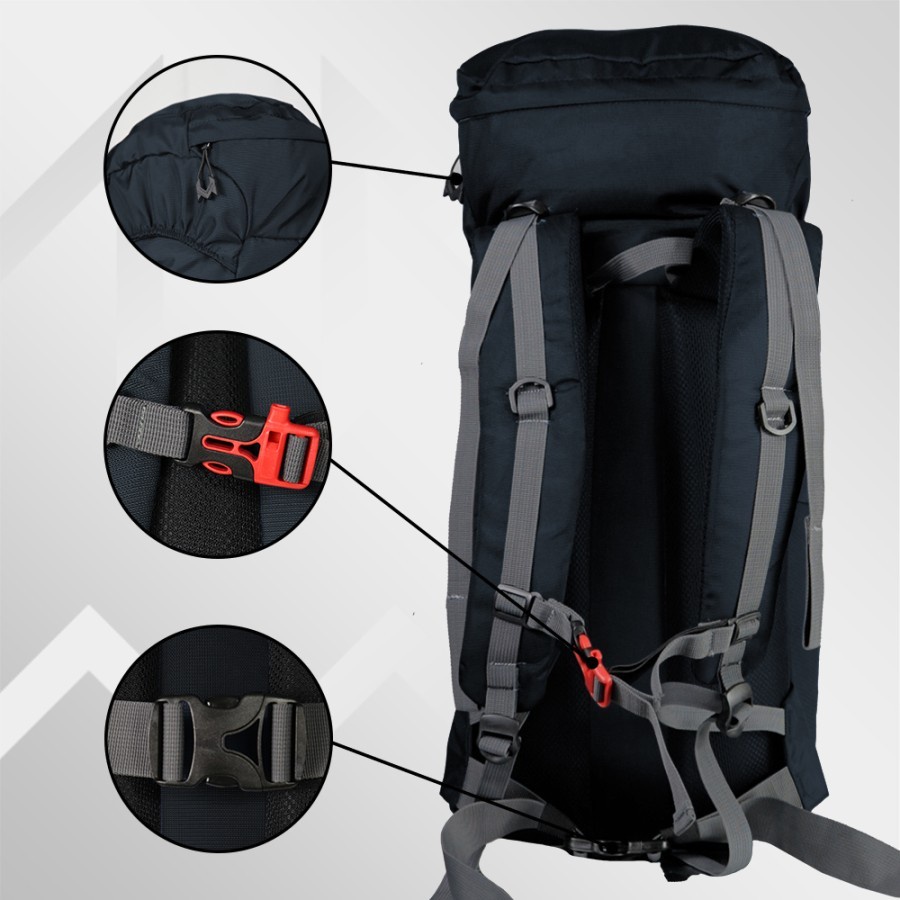 Hikemore Gearlab Tas Ransel Gunung Outdoor Semi Carrier 30 Liter Original