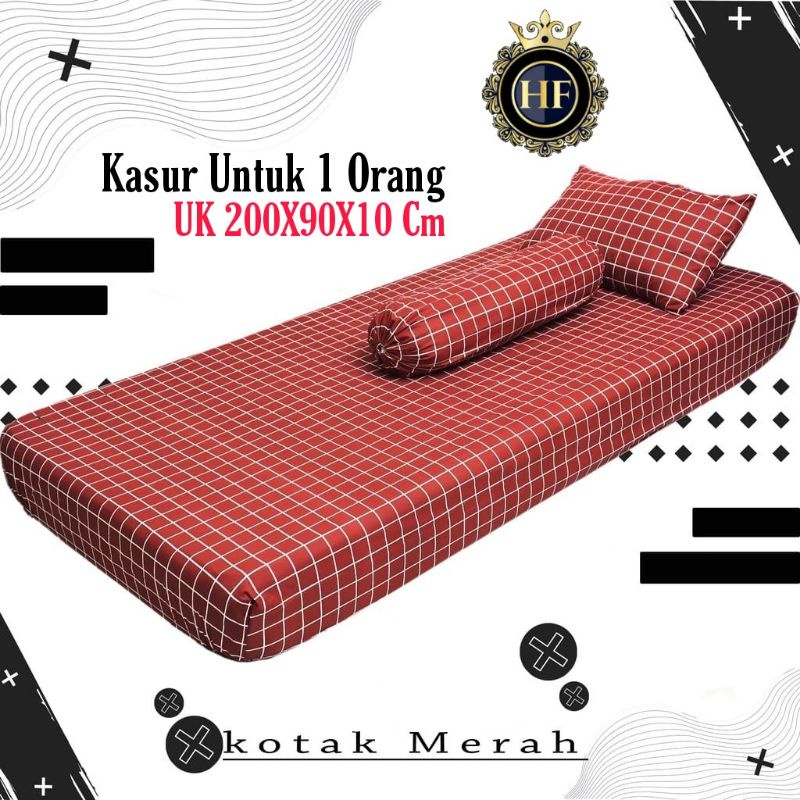 Kasur Busa Anti Kempes Untuk 1 Orang Uk 200X90X10 Cm