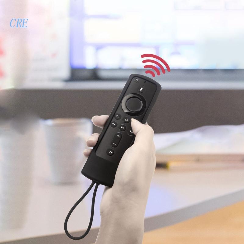 Cre Silikon Untuk Case Remote Control Cover Untuk Api-TV 4K Nonslip Anti-drop Sl