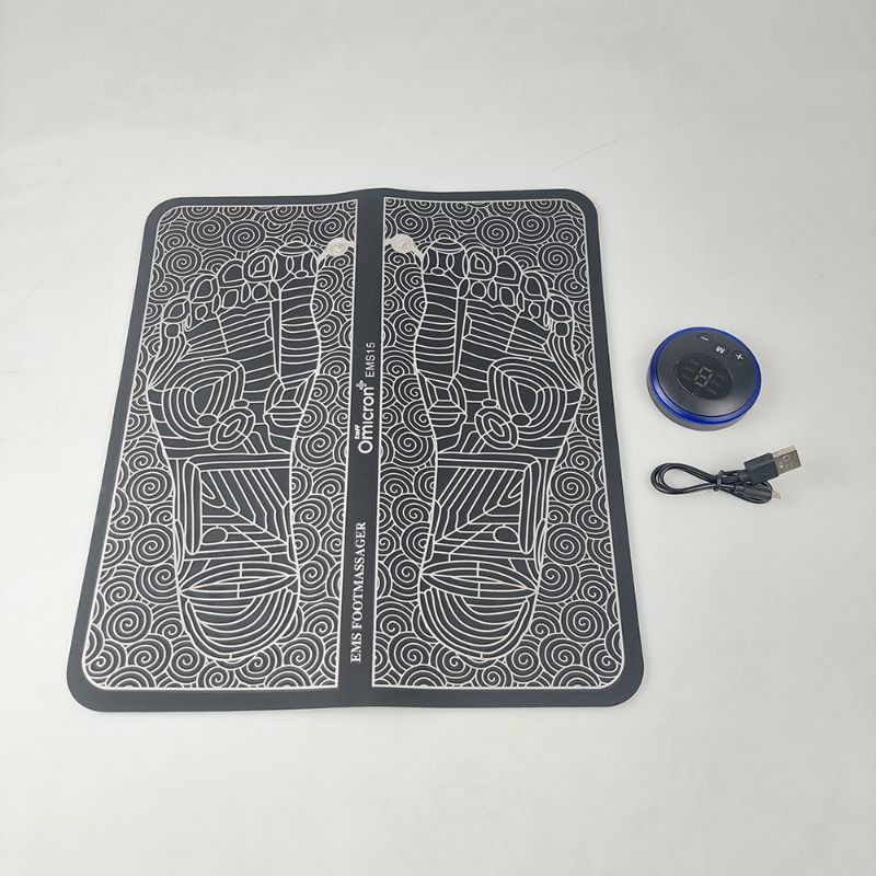 EMS FOOT MASSAGER MAT ALAT PIJAT TERAPI AKUPUNTUR KAKI ELEKTRIK USB CHARGER EMS