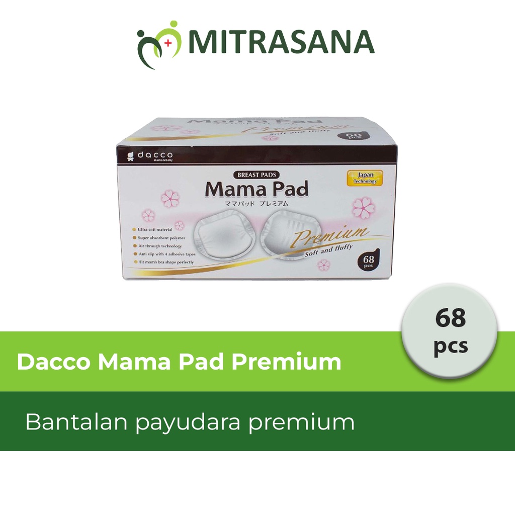 Dacco Mama Pad Premium Isi 68pcs - Breast Pad