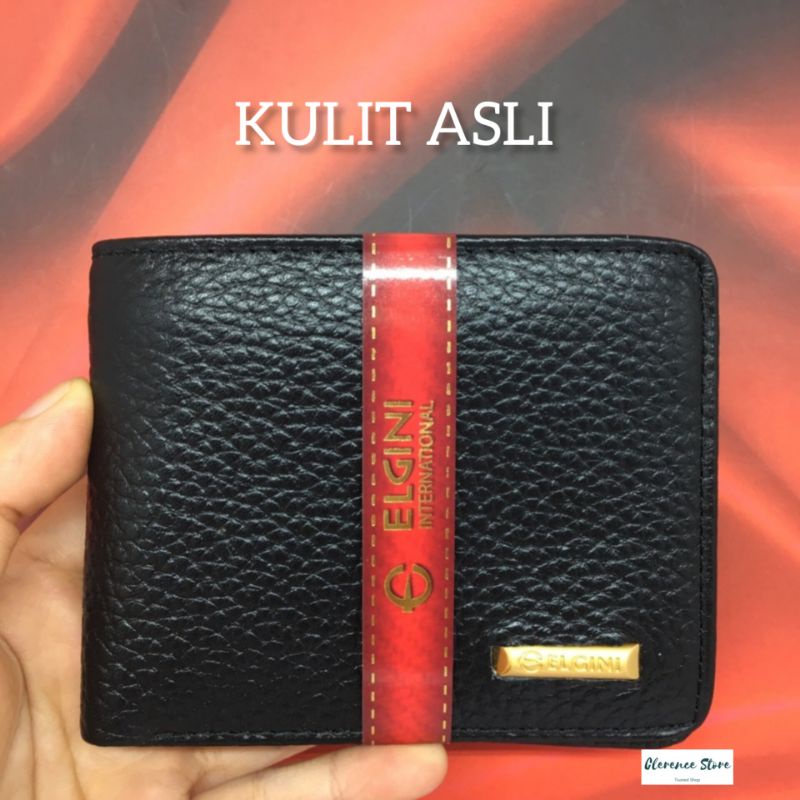 PROMO Dompet Pria Kulit Asli - Dompet Elgini Original 69516