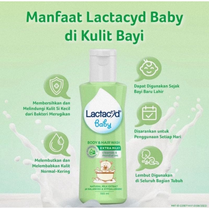 Lactacyd Baby Extra Milky 60 ml - Sabun Bayi Untuk Menjaga Kelembaban Kulit