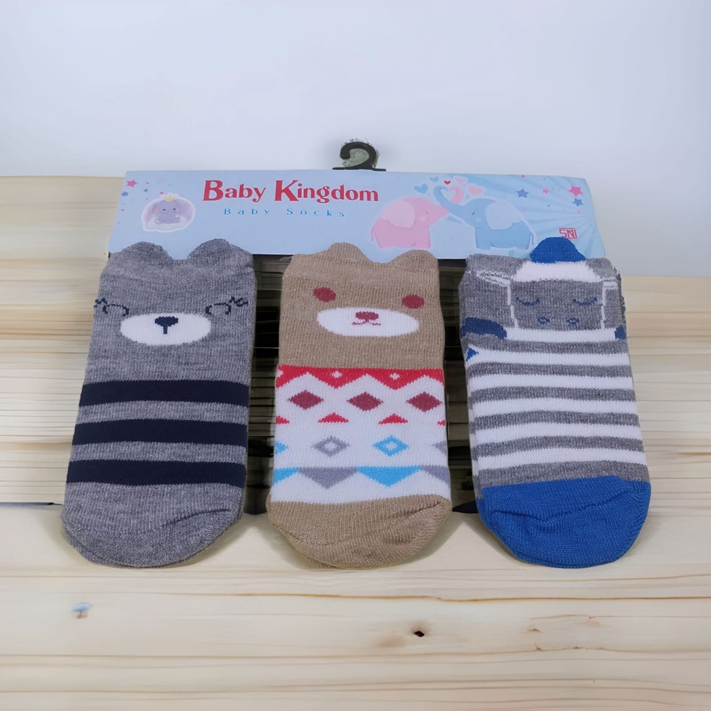 Kaos Kaki Bayi New Born 3D Karakter Pasang Baby SNI