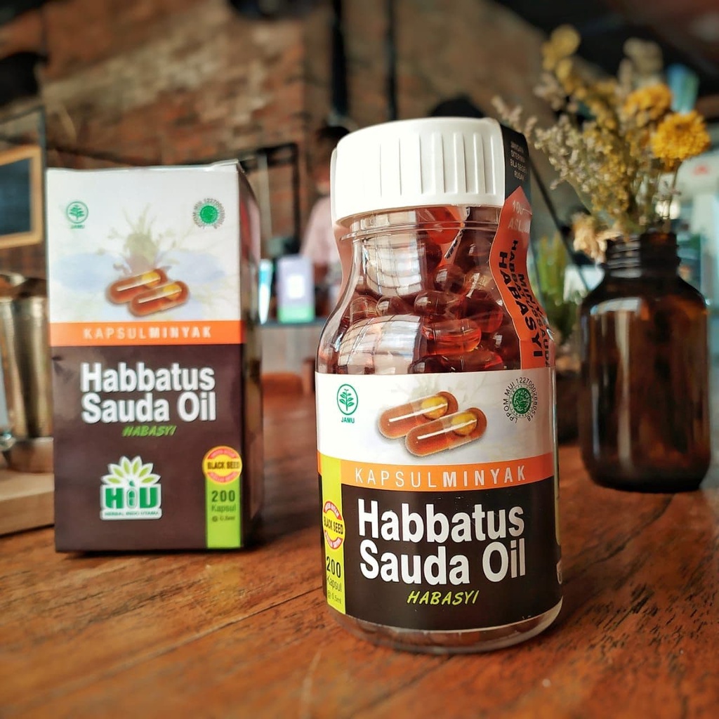 Habbatussauda Habasyi Kapsul Oil 200 Kapsul HIU
