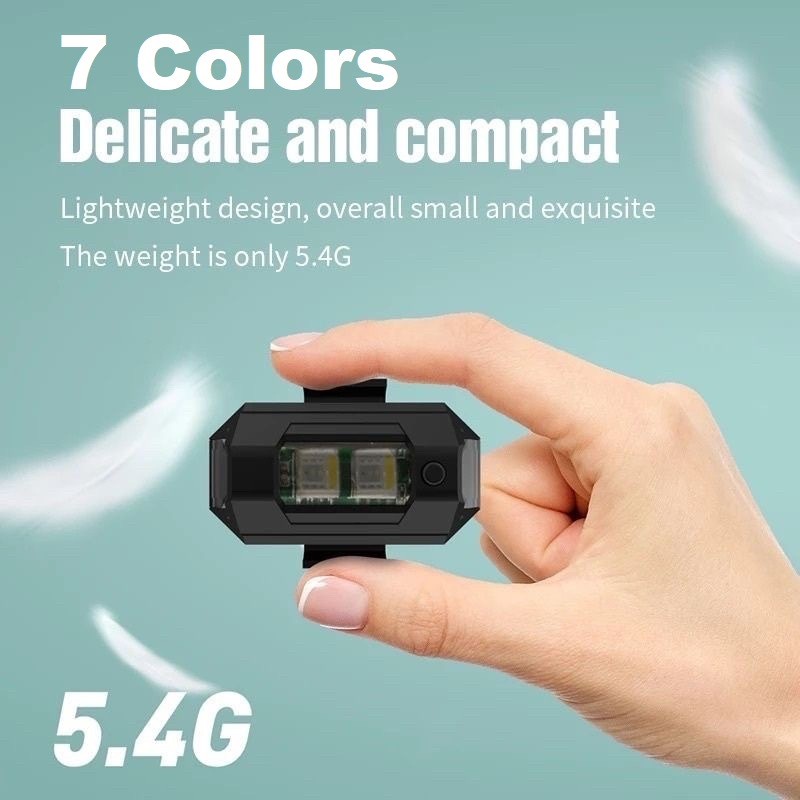 Lampu LED Kedip Model Pesawat Mobil Sepeda Motor Flash USB Charger - Lampu Pesawat