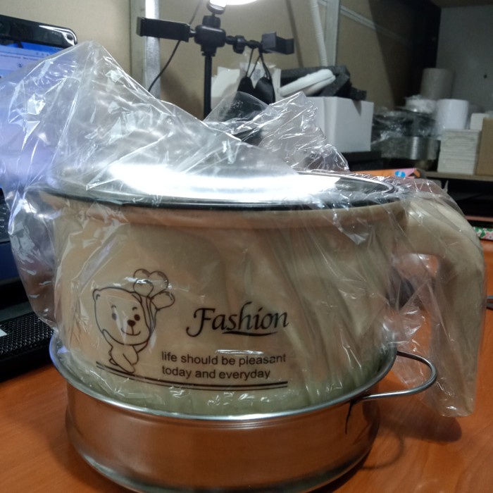 panci listrik Panci Listrik Serbaguna/Multifungsi Elektrik Cooker 1.8 Liter - krem(O3R4) Panci Listr