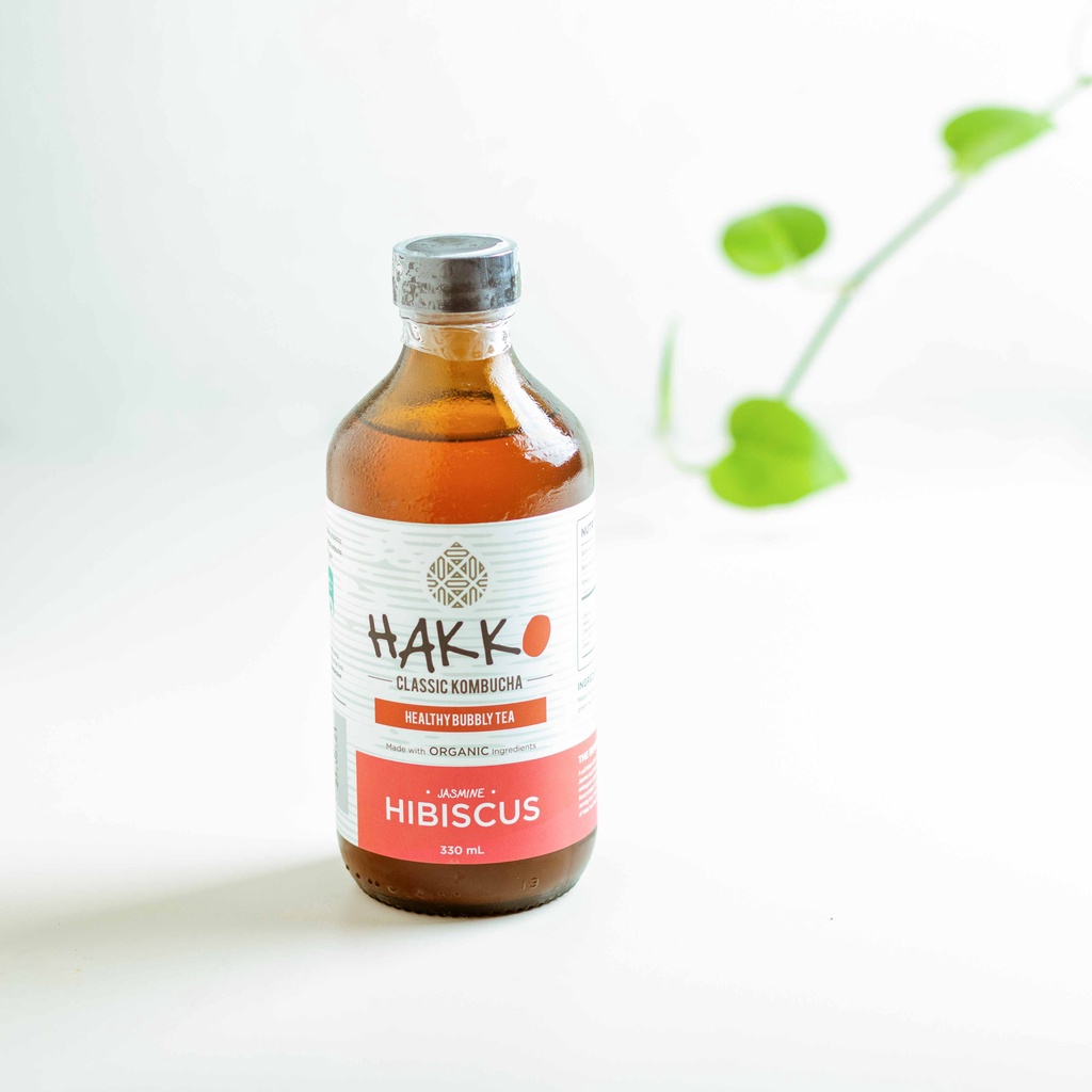 

Hakko Kombucha Hibiscus Jasmine/ Rosella Melati 330ml