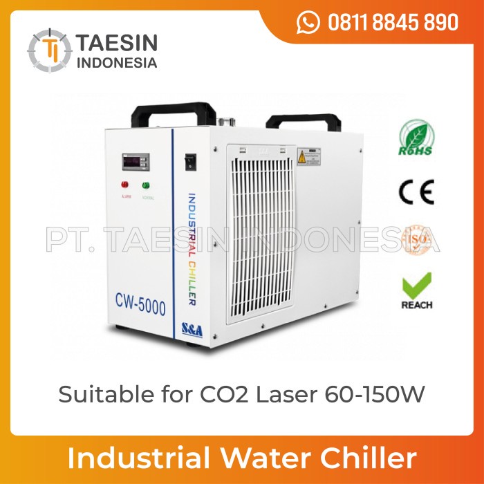 INDUSTRIAL WATER CHILLER CW5000 - MESIN CO2 LASER CUTTING, CNC SPINDLE