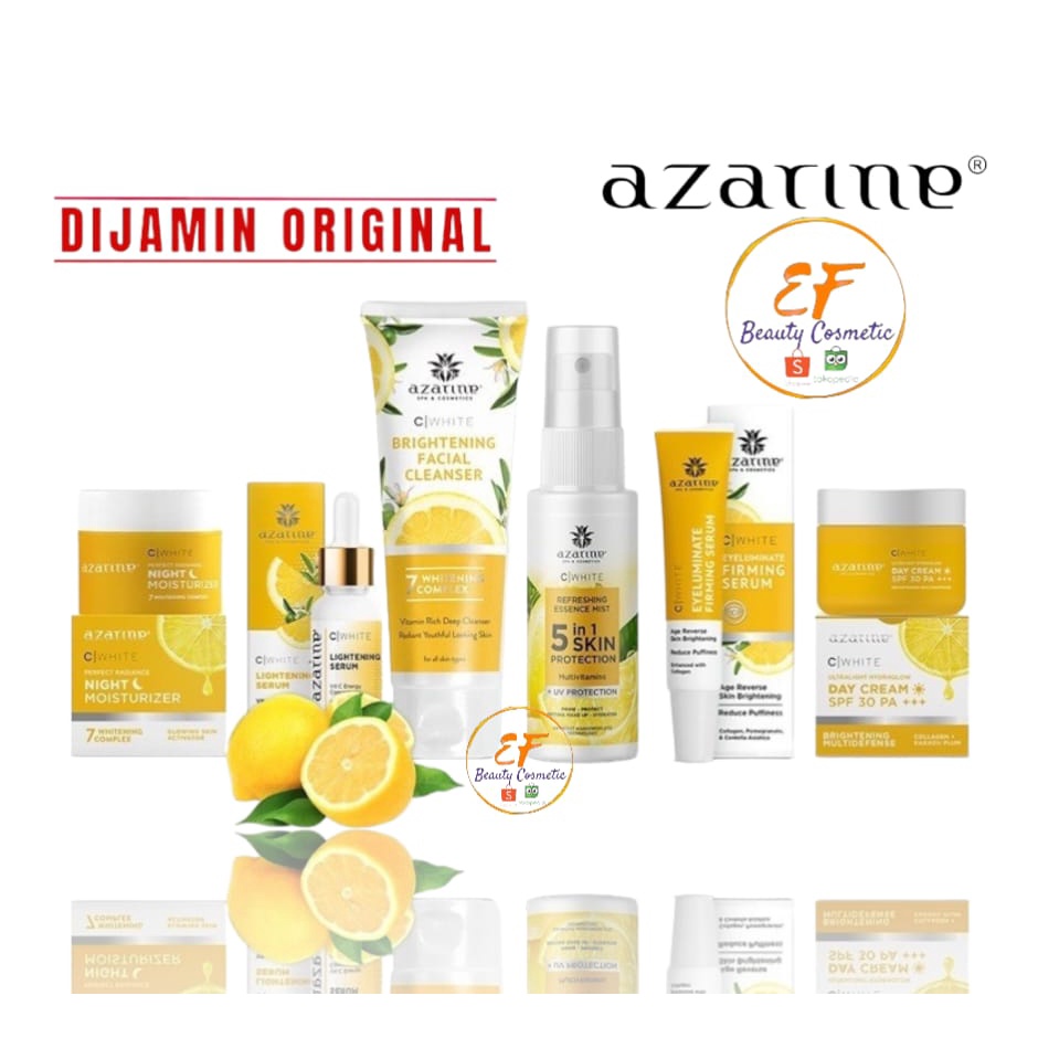 AZARINE C White Facial cleanser/Toner/Serum/Eye Serum/Day Cream/Night Moisturizer