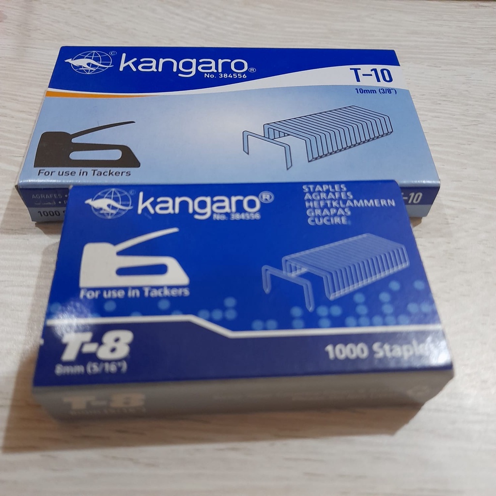 

Isi Staples Tembak T8 T10 KANGARO / Isi Staples Gun Tacker KANGARO