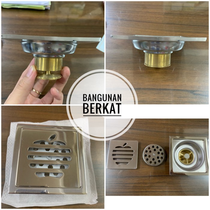 Jual Saringan Got Stainless Tebal Apple / Floor Drain Promo