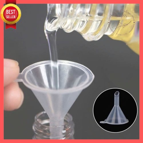 GOS -A411- Corong Plastik Transparan Mini - Corong Mini Bahan Plastik Untuk Botol Minyak