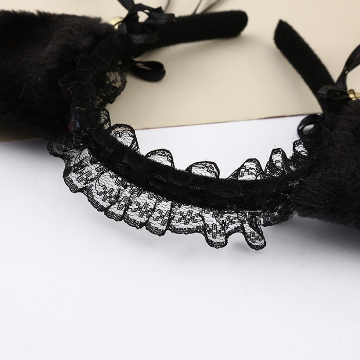 Bando Kuping Kucing Kitty Cat Headband Cosplay Japanese Haruka Kostum Ornamen Easter Halloween Grosir Harga Termurah