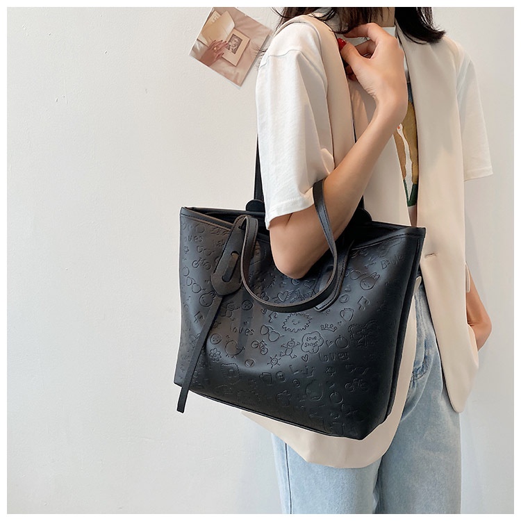 MV_Marvelouz MV137881 Tas TOTE BAG Wanita Remaja Fashion Stylish Kekinian Terbaru 1kg bisa 2 tas supplier tas import CR7881