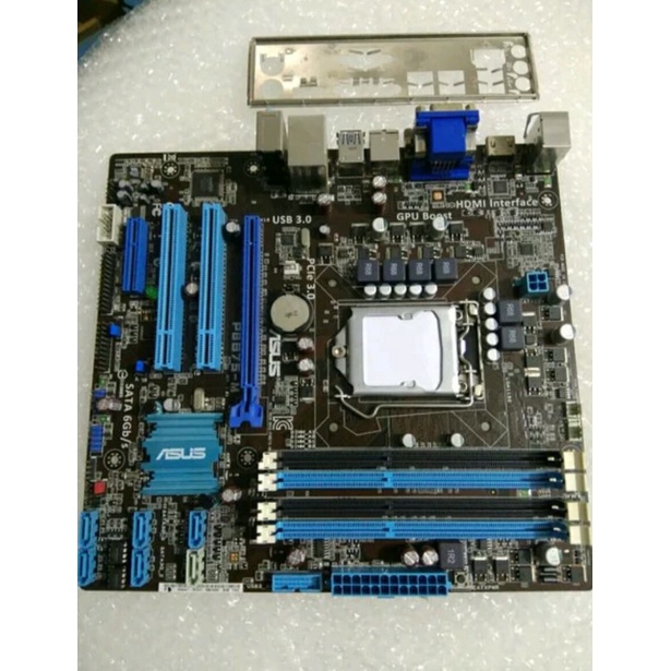 Motherboard PC Gaming merk Asus P8B75 1155 4 slot RAM USB 3.0