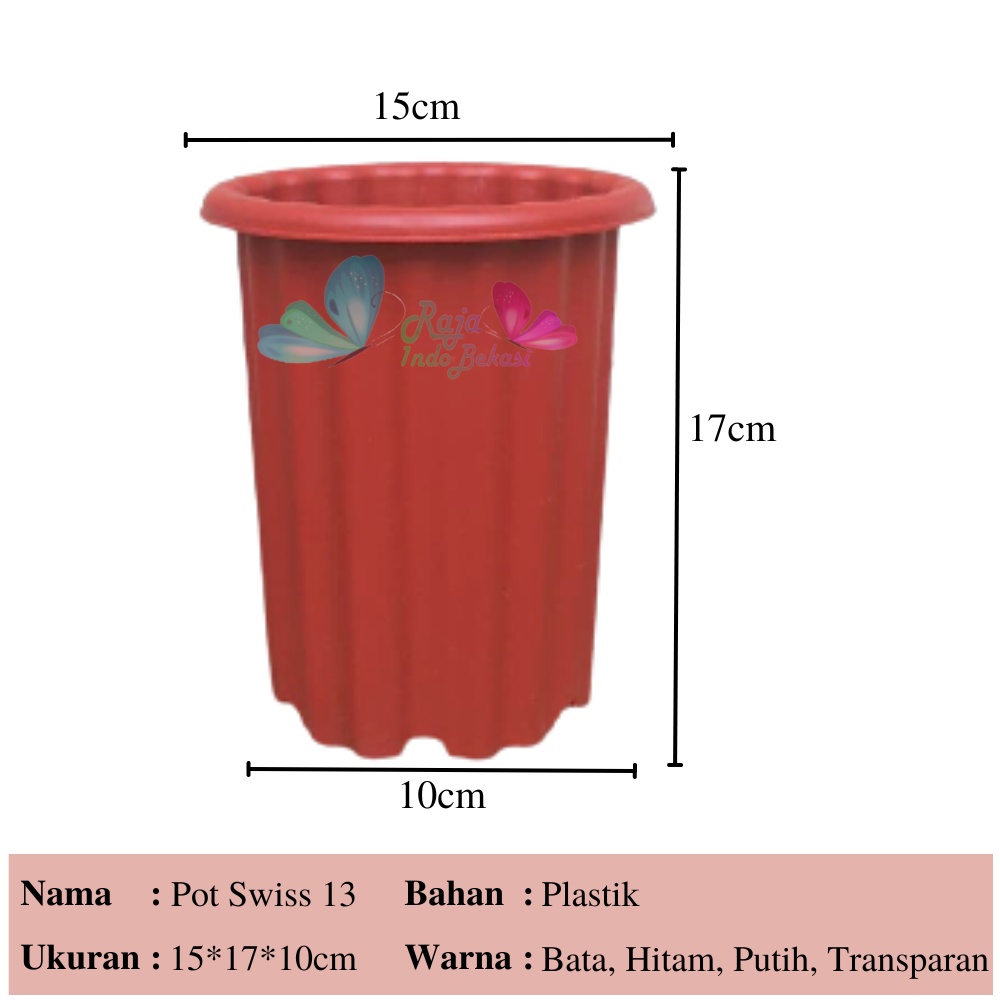 Rajaindobekasi Pot Swiss 13 Merah BataTerracota Terracotta Merah Coklat Pot Yogap 10 13 15 Putih Coklat Merah Bata Bening Transparan Pot Yogap 17 18 19 Pot Yogap Murah Pot Bunga Tinggi Pirus Tegak Bagus Tebal