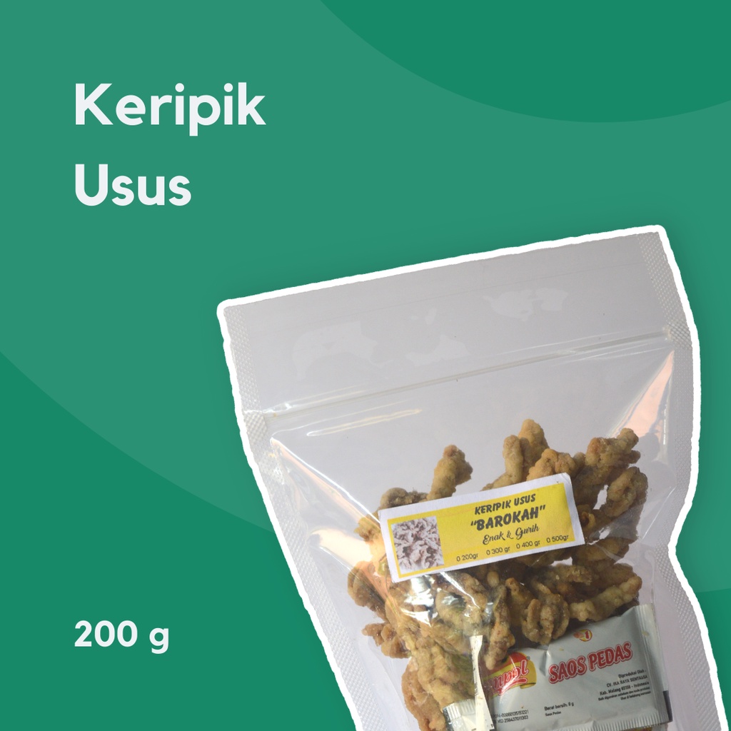 

Keripik Usus - Khas Madiredo - Oleh-oleh Khas Malang/Batu
