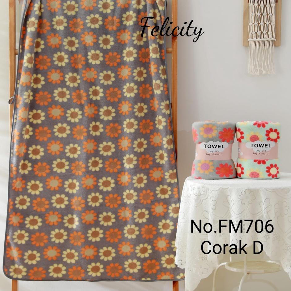 Hot Deals Handuk Mandi Dewasa Towel Joy Life Joy Motif V  Uk 140 x 70cm