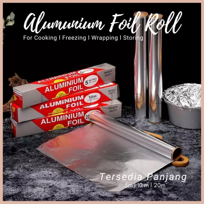 Alumunium Foil Roll Heavy Duty / AF-5 , AF-10 , AF-20