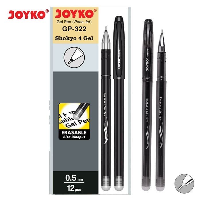 

Joyko GP-322 Shokyo 4 0.5 mm Erasable Gel Pen Bisa Dihapus