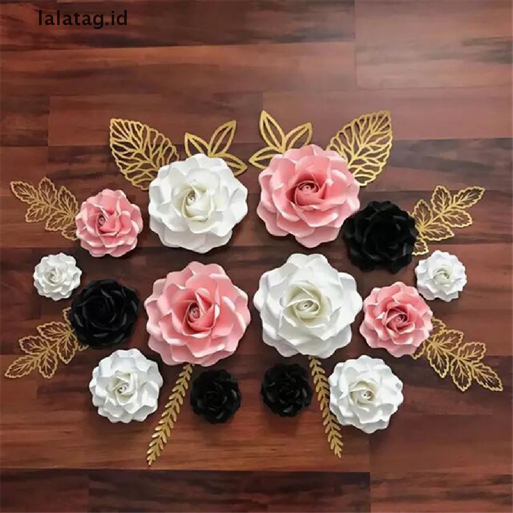 [lalatag] 3d Bunga Mawar Cutg Dies Stensil Scrapbooking Embos DIY Kerajinan Mati [ID]