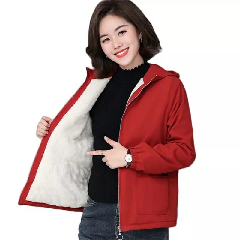 JAKET BULU WANITA / CEWE PEREMPUAN PUNY STAYLE MUSIM DINGIN