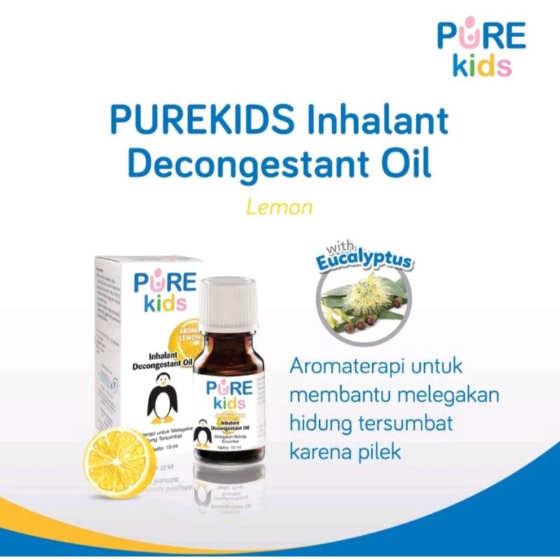 PureBB Inhalant Decongestant Oil 10ml/aroma terapi untuk baby hingga dewasa