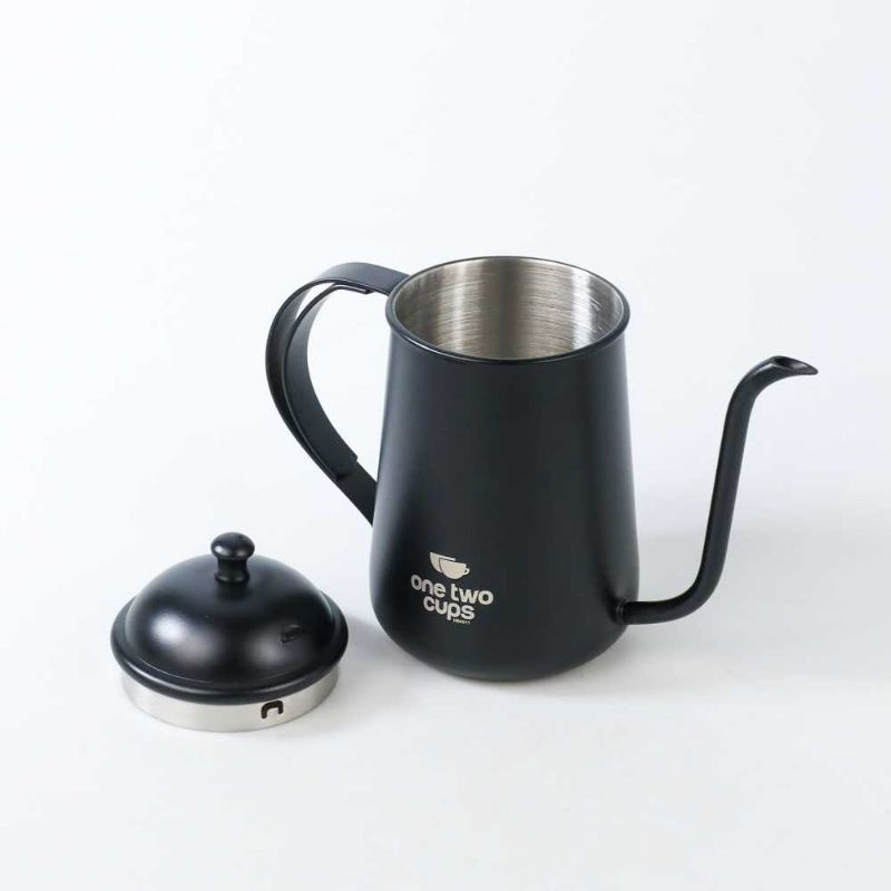 One Two Cups Coffee Maker Pot Drip Kettle Teko Kopi - HS4011 Hitam 650ml