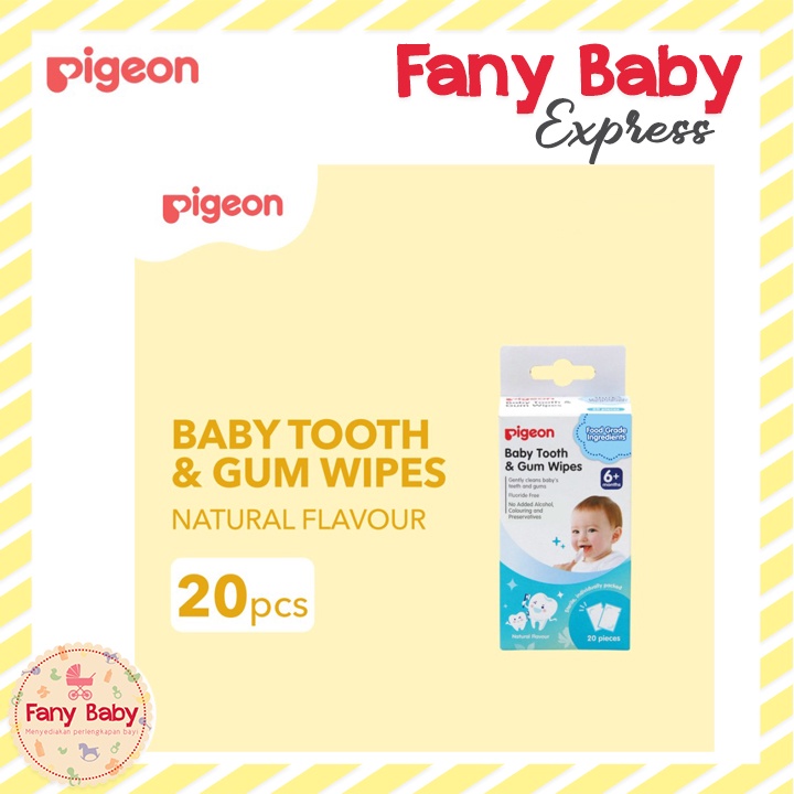 PIGEON BABY TOOTH &amp; GUM WIPES 20'S