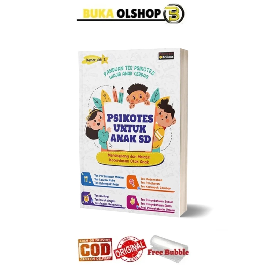 Buku Psikotes Untuk Anak Sd Ed. Revisi 2022 Psikotes Masuk SD