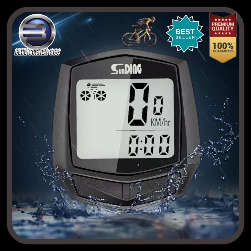 SUNDING Speedometer odometer Sepeda