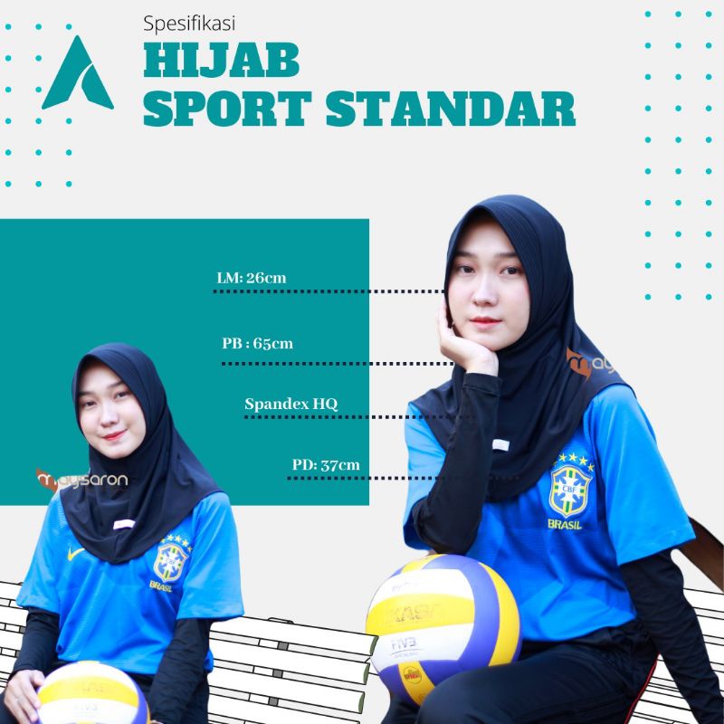 Hijab Sport Maysaron Standar