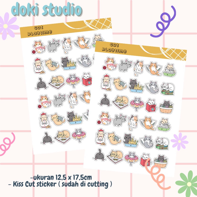 

[DOKI] Stiker Dekorasi Lucu / Sticker Journal / Stiker Aesthetic Memo Sticky Notes Journal Scrapbook Planner