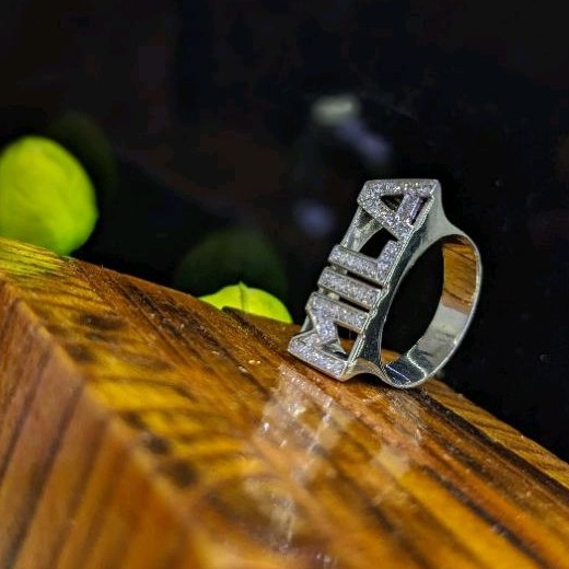 CINCIN NAMA EMAS BERLIAN - CUSTOM CINCIN- CINCIN EMAS