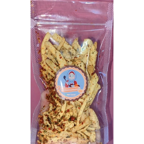 

Cemilan Basreng Daun jeruk pedas