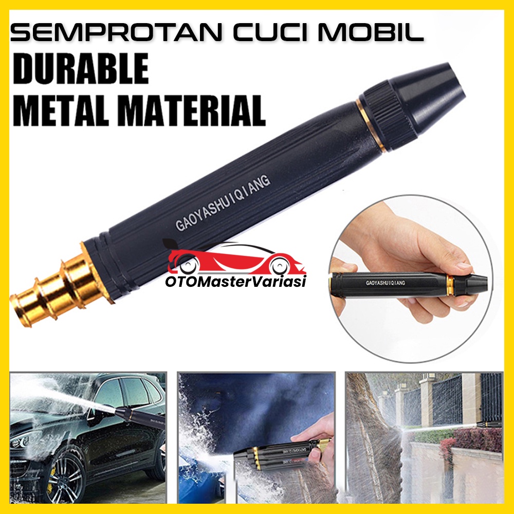 Semprotan Air Cuci Motor Mobil Bahan Kuningan Kepala Semprotan Jet Air / Hose Nozzle Spray