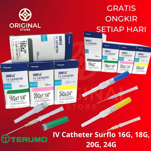 IV Catheter / Abochat Surflo Chateter - TERUMO BOX