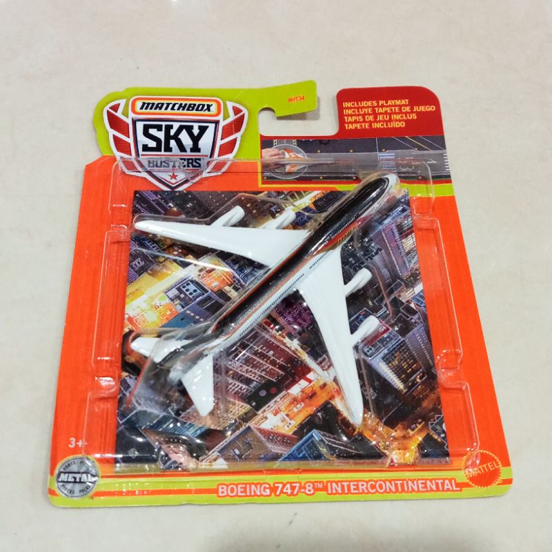 Lemeted Edition Matchbox Sky Busters Diecast.Pesawat Helikopter.Miniatur Pesawat Terbang.Helikopter.Ori Mattel