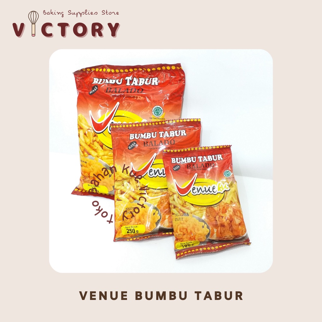 

1KG VENUE Bumbu Tabur Balado/Extra Pedas/Keju/dll