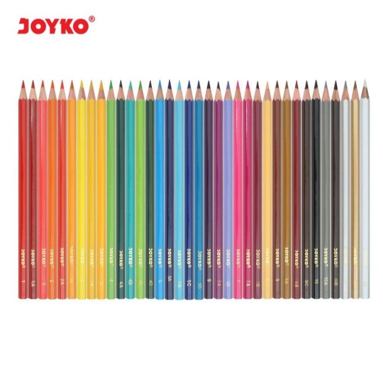 

( COD ) Pensil Gambar Warna Joyko 36 Warna Color Panjang CP-36PB CP 36PB
