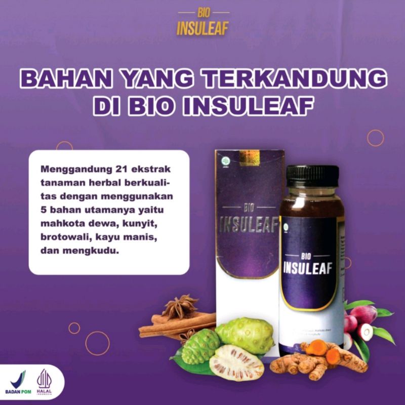 

BIO INSULEAF HERBAL ALAMI - OBAT HERBAL DIABETES