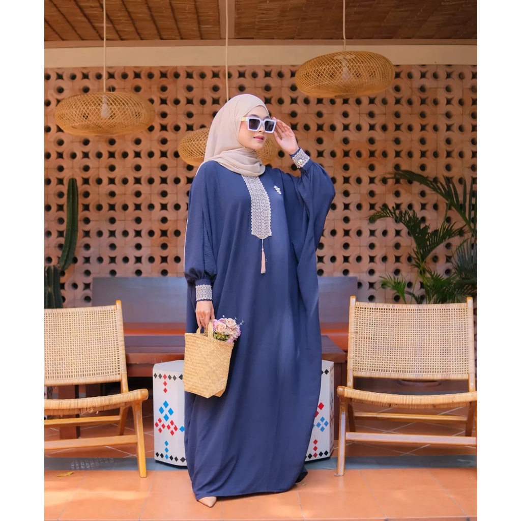 Kaftan  Mewah Jumbo - Kaftan Azizah - Dress Muslim wanita