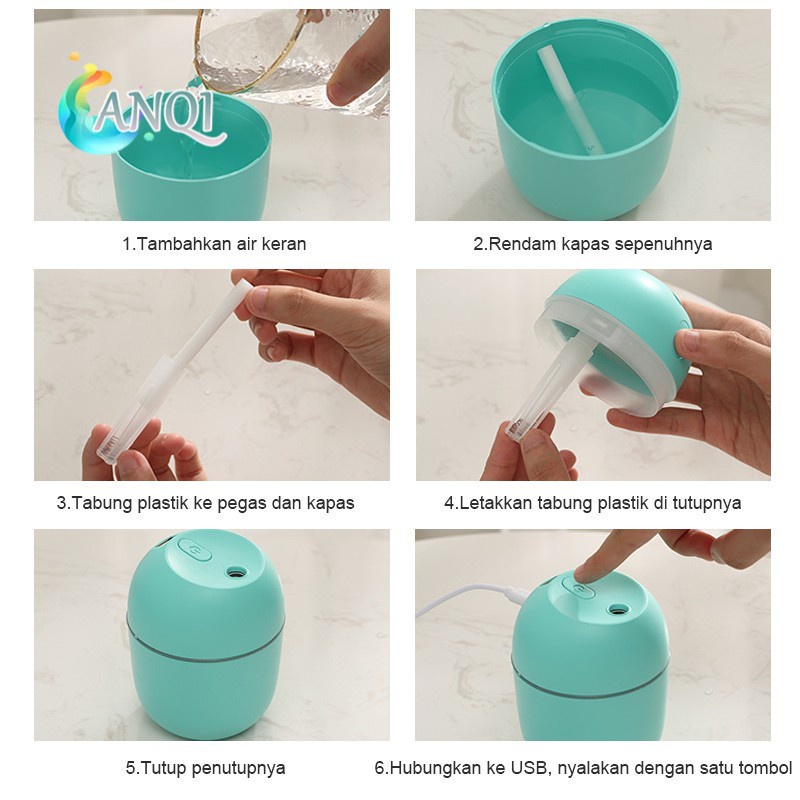 COD SM88 Humidifier Essential Oil Diffuser Aroma Terapi Pengharum Ruangan cat Humidifier