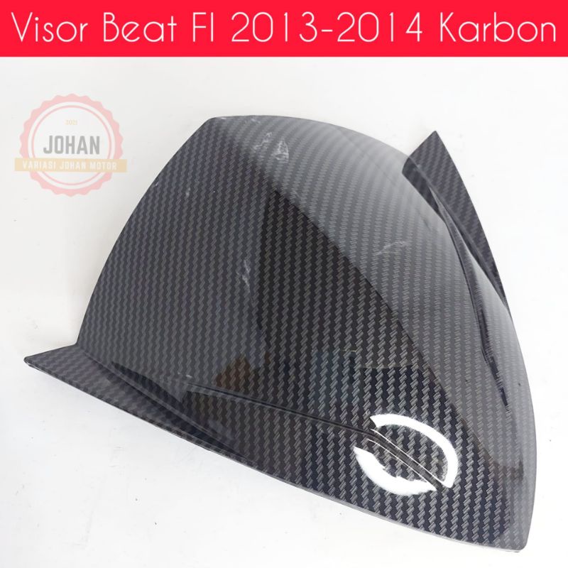 VISOR MOTOR BEAT FI 2013-2014 KARBON ZORO /VISOR MOTOR BEAT FI /HARGA TERMURAH/GROSIR SURABAYA