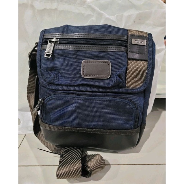 TUMI Alpha Bravo Kerby Crossbody - Navy NEW